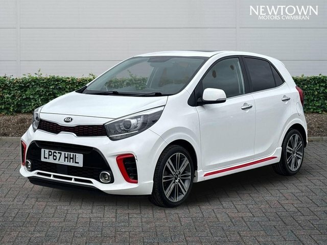 Kia Picanto 1.25 Gt-line S Hatchback Euro 6 LP67HHL White #3