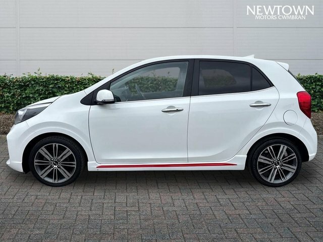 Kia Picanto 1.25 Gt-line S Hatchback Euro 6 LP67HHL White #4