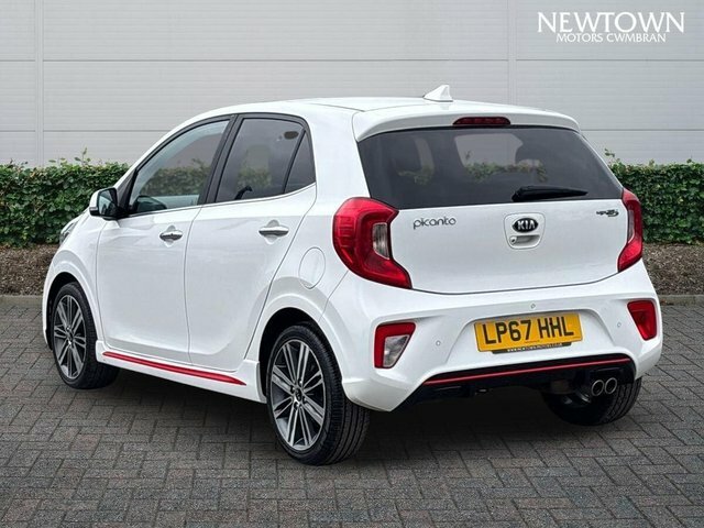 Kia Picanto 1.25 Gt-line S Hatchback Euro 6 LP67HHL White #5
