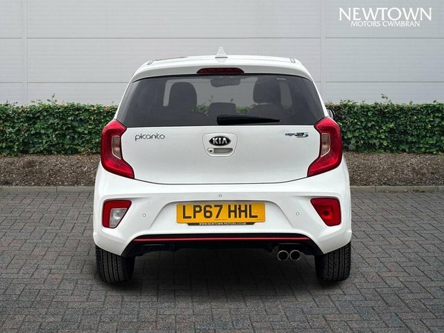 Kia Picanto 1.25 Gt-line S Hatchback Euro 6 LP67HHL White #6