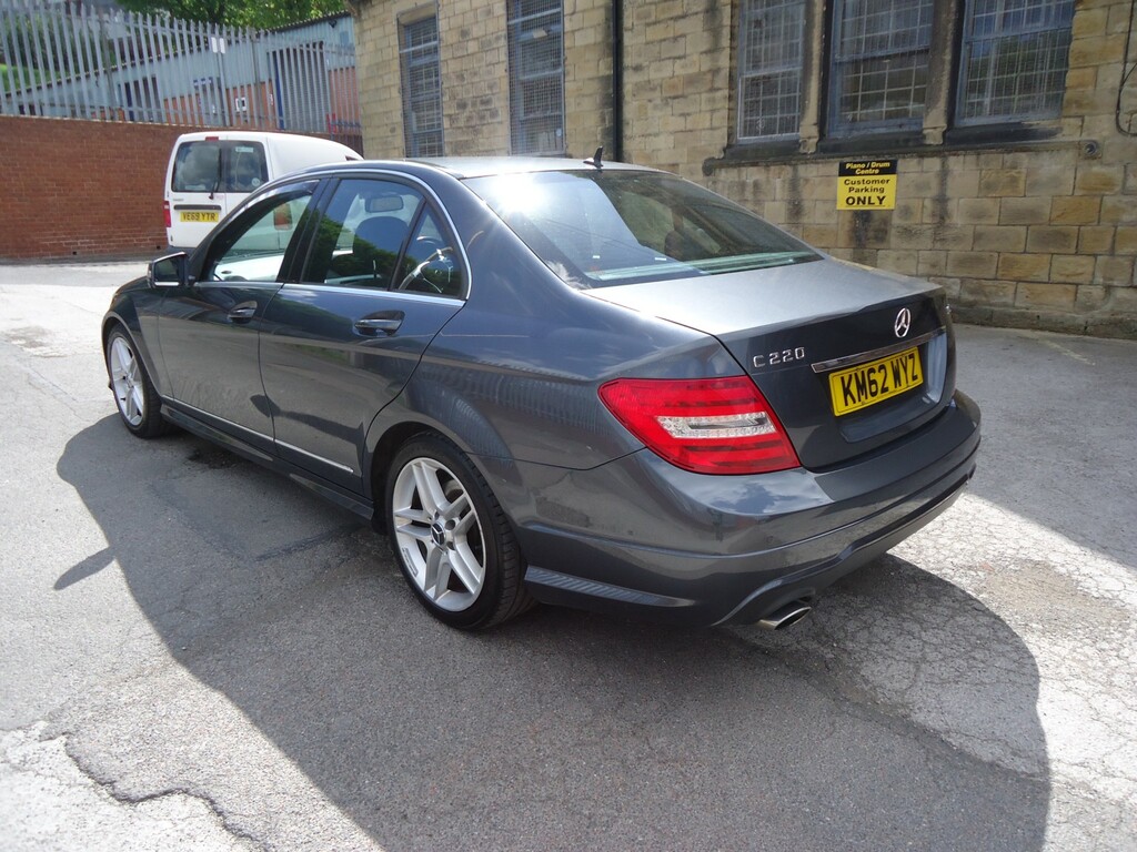 Mercedes-Benz C Class Saloon 2.1 C220 Cdi Blueefficiency Amg Sport 2012 KM62WYZ Grey #5