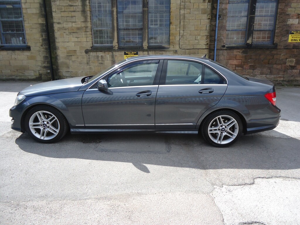 Mercedes-Benz C Class Saloon 2.1 C220 Cdi Blueefficiency Amg Sport 2012 KM62WYZ Grey #6