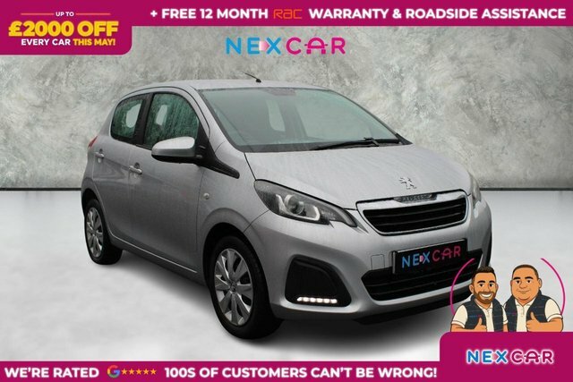 Peugeot 108 2019 1.0 Active Hatchback Euro 6 Grey