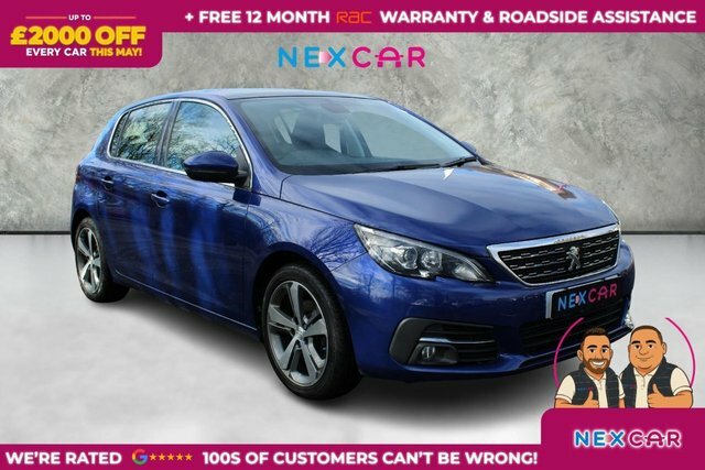 Peugeot 308 2018 1.5 Bluehdi Allure Hatchback Manua Blue
