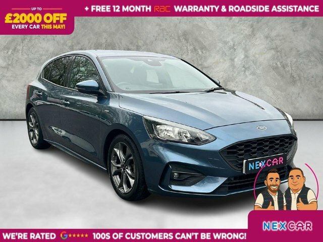 Ford Focus 2018 1.0T Ecoboost St-line Hatchback Ma Blue