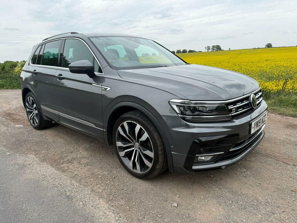 Volkswagen Tiguan 2.0 Tsi R-line Tech Dsg 4Motion Euro 6 Ss YM19NZZ Grey #4