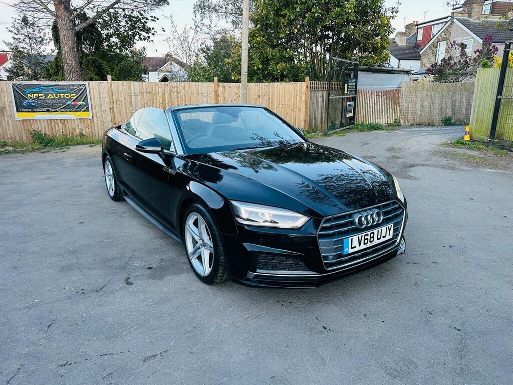 Audi A5 Convertible 2.0 Tfsi 40 S Line S Tronic Euro 6 S Black