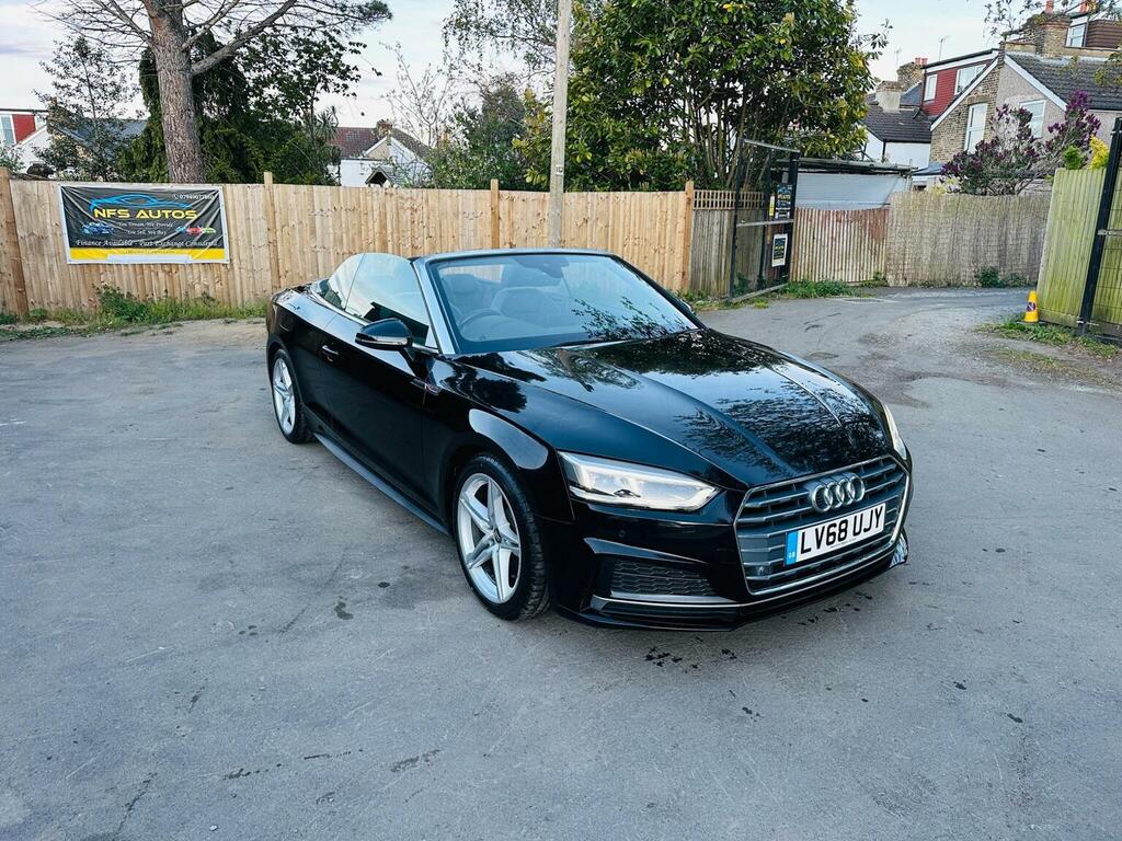 Audi A5 Convertible 2.0 Tfsi 40 S Line S Tronic Euro 6 S Black #6
