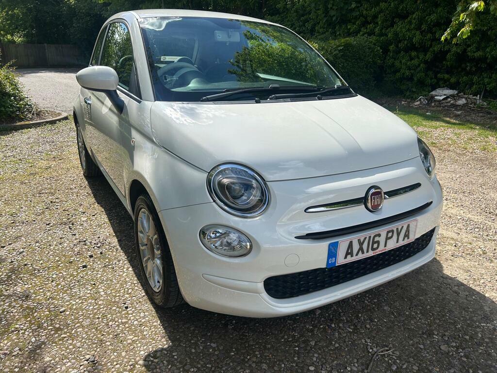 Fiat 500 1.2 Eco Pop Star Euro 6 S S White