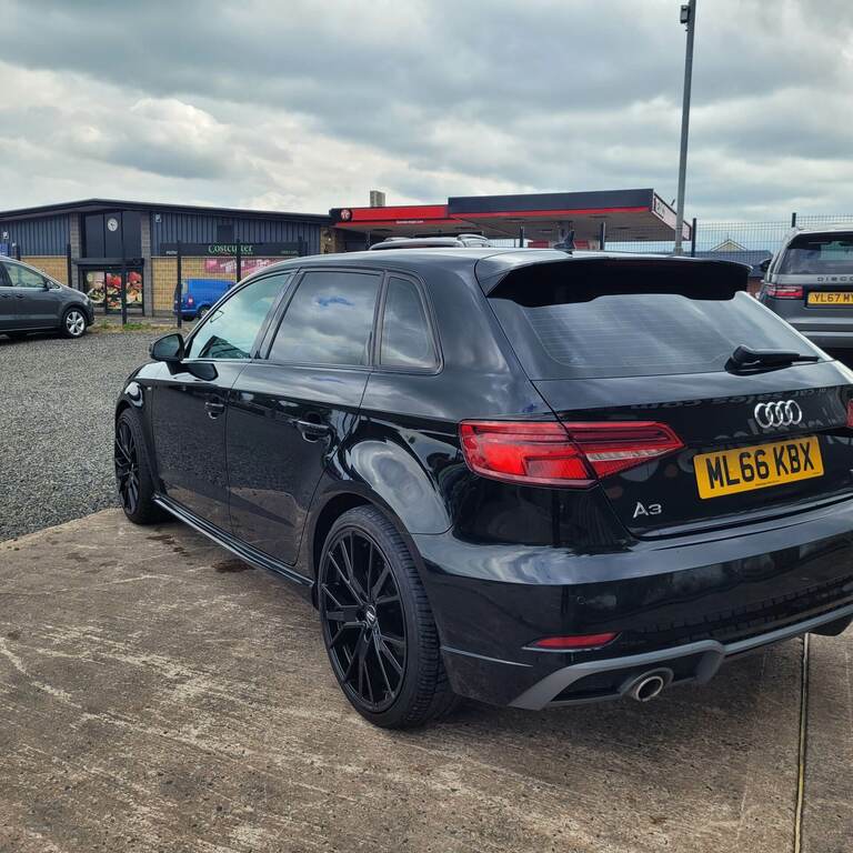 Audi A3 1.6 Tdi S Line ML66KBX Black #2