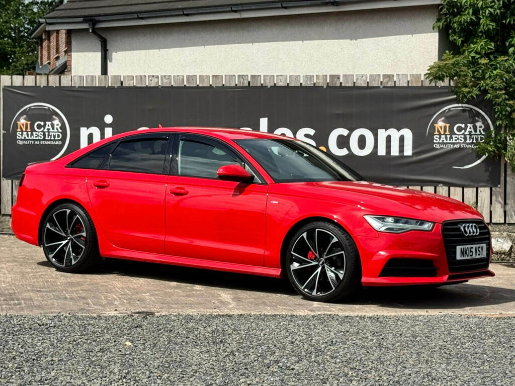Audi A6 2.0 Tdi Ultra Black Edition Red #4