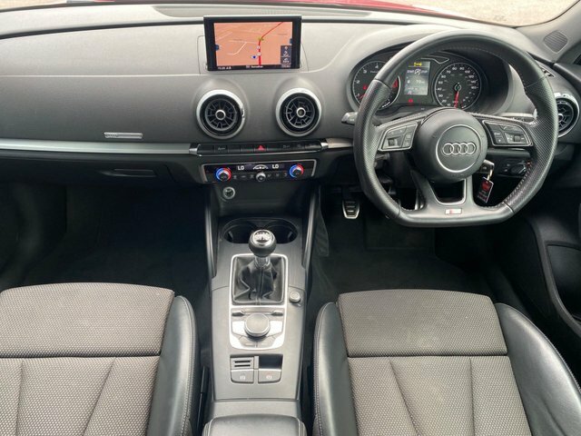 Audi A3 Tdi S Line Sportback KW67LGF Red #3