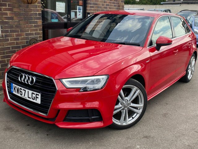 Audi A3 Tdi S Line Sportback KW67LGF Red #4