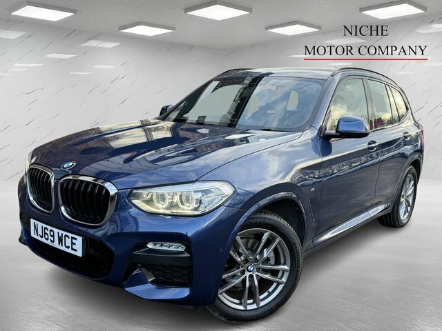 BMW X3 20D M Sport NJ69WCE Blue #4