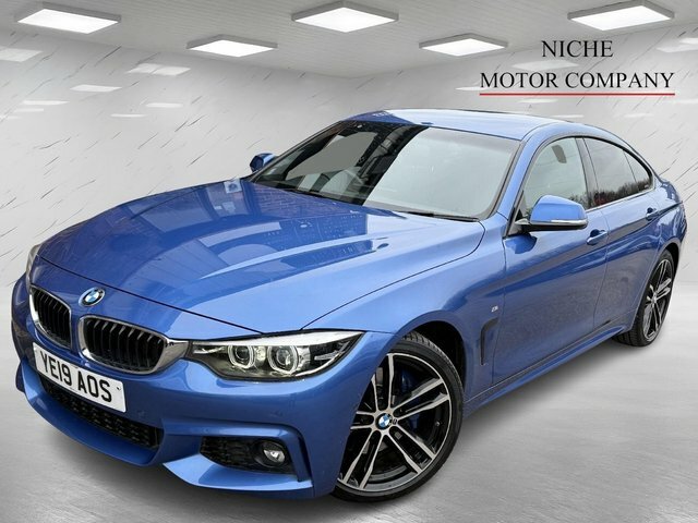 BMW 4 Series Gran Coupe 420D M Sport YE19AOS Blue #4