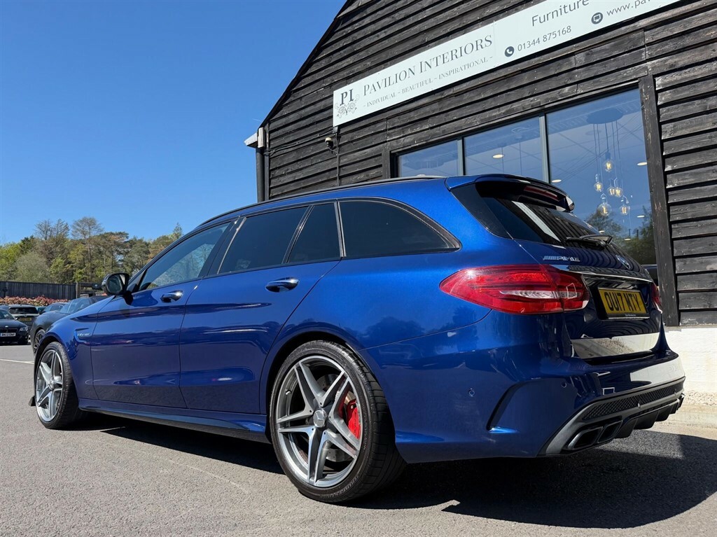 Mercedes-Benz C Class 4.0 V8 Biturbo Premium Spds Mct Euro 6 Ss OU17MTY Blue #2