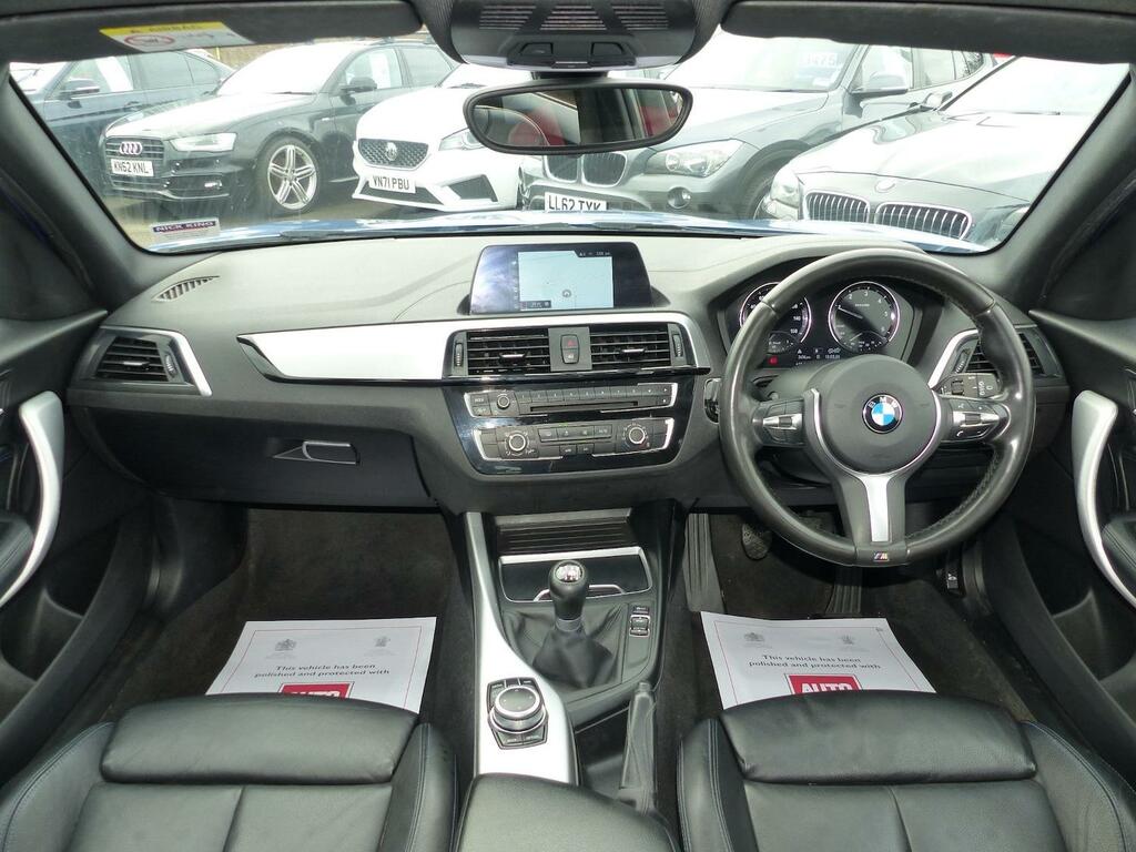 BMW 1 Series 116D M Sport Sat Nav Leather Ulez 70 LK19LUJ Blue #3