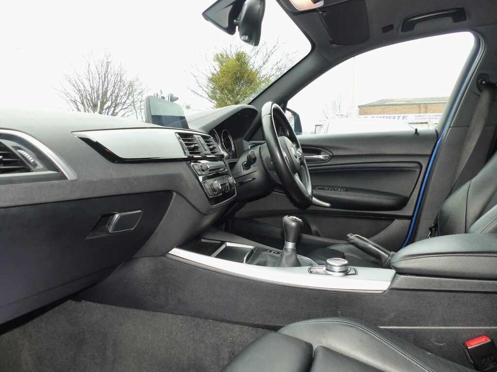 BMW 1 Series 116D M Sport Sat Nav Leather Ulez 70 LK19LUJ Blue #5