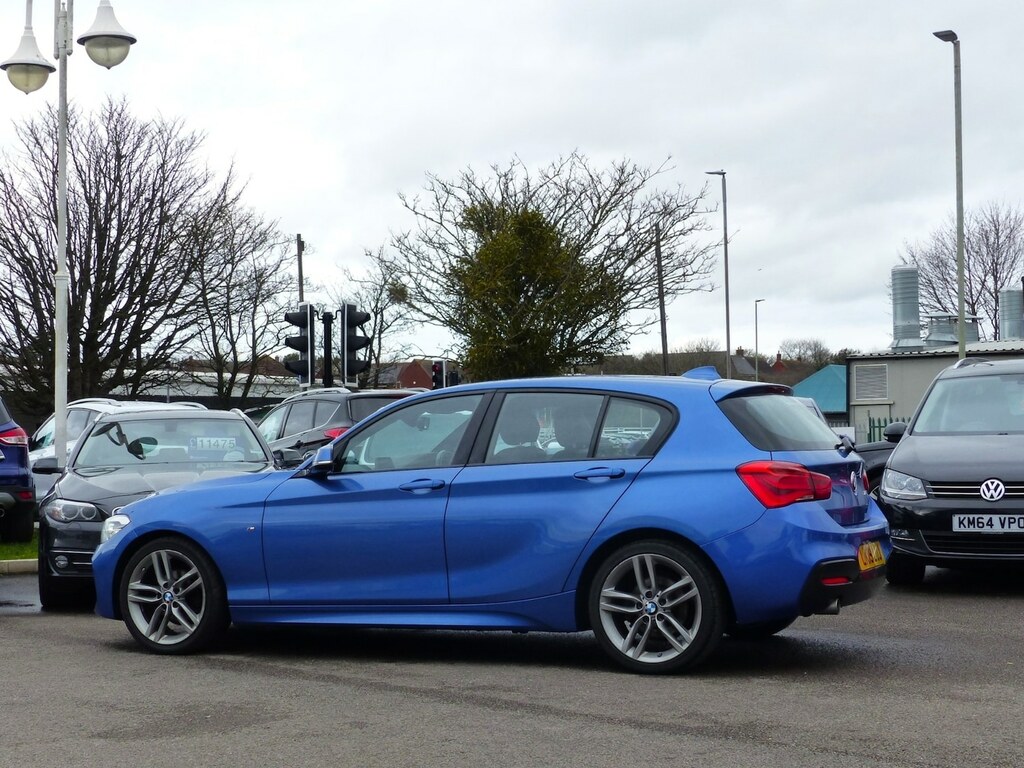 BMW 1 Series 116D M Sport Sat Nav Leather Ulez 70 LK19LUJ Blue #2