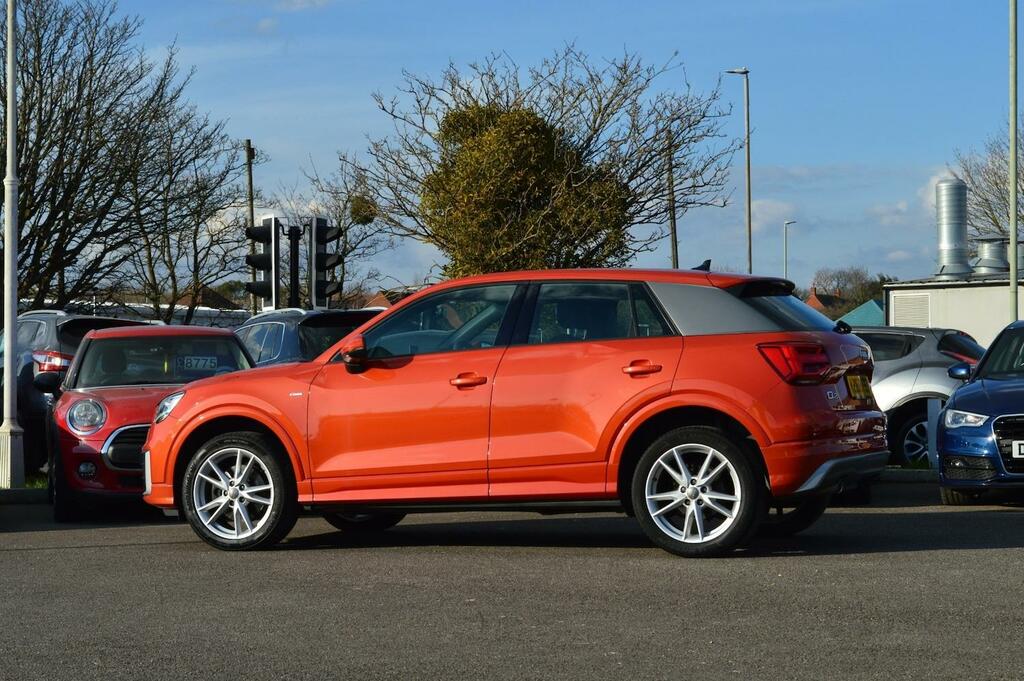 Audi Q2 30 Tdi S Line Audi History Ulez Sat Nav KO68FSD Orange #2