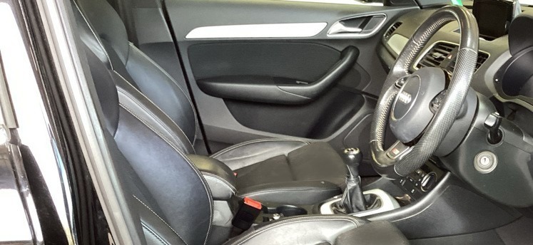 Audi Q3 2.0 Tdi S Line Ulez Half Leather Dab B VE15SDU Black #2