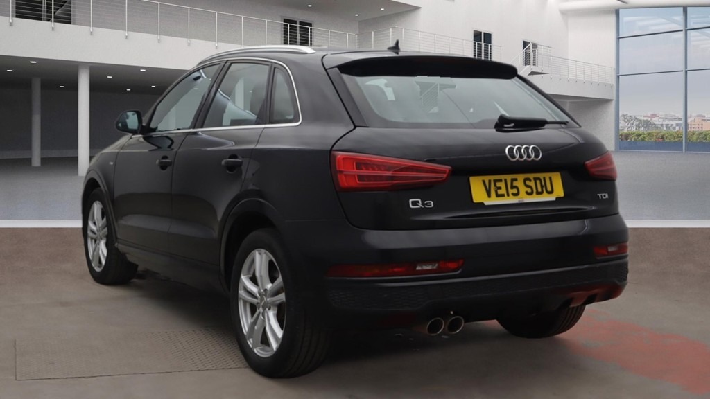 Audi Q3 2.0 Tdi S Line Ulez Half Leather Dab B VE15SDU Black #4
