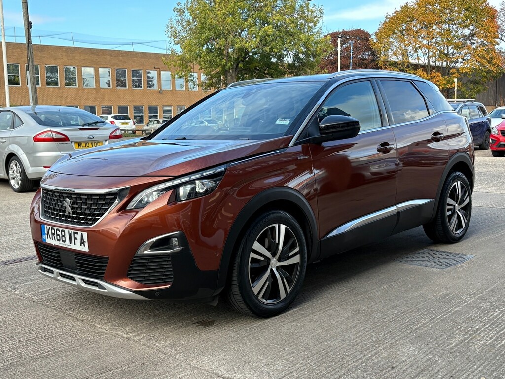 Peugeot 3008 1.5 Bluehdi Gt Line Nav Camera Ulez D KR68WFA Brown #3
