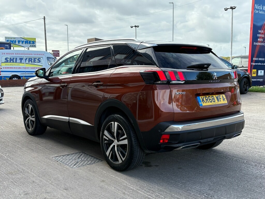 Peugeot 3008 1.5 Bluehdi Gt Line Nav Camera Ulez D KR68WFA Brown #6