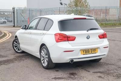 BMW 1 Series 118I Sport Nav Ulez Sat Nav Dab Bluet YB18DYF White #2