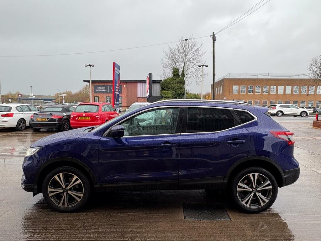 Nissan Qashqai 1.5 Dci 115 N-connecta Panroof Sat Nav DV68XBU Blue #4