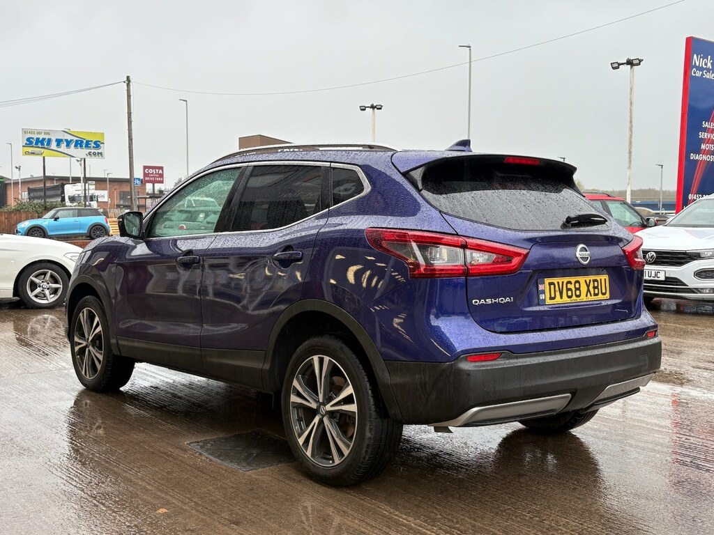 Nissan Qashqai 1.5 Dci 115 N-connecta Panroof Sat Nav DV68XBU Blue #5