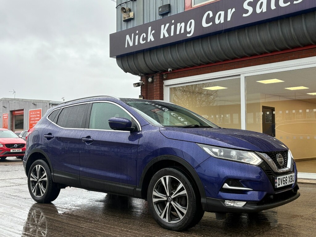 Nissan Qashqai 1.5 Dci 115 N-connecta Panroof Sat Nav DV68XBU Blue