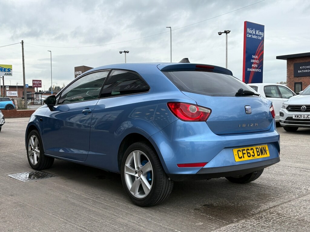 Seat Ibiza 1.4 Toca 12 Months Mot Ulez 10 Services CF63BWN Blue #5