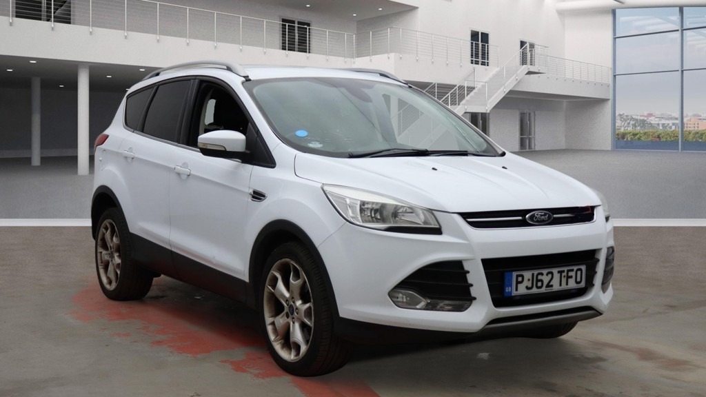 Ford Kuga 2.0 Tdci Titanium 1 Owner 11 Services A PJ62TFO White #3