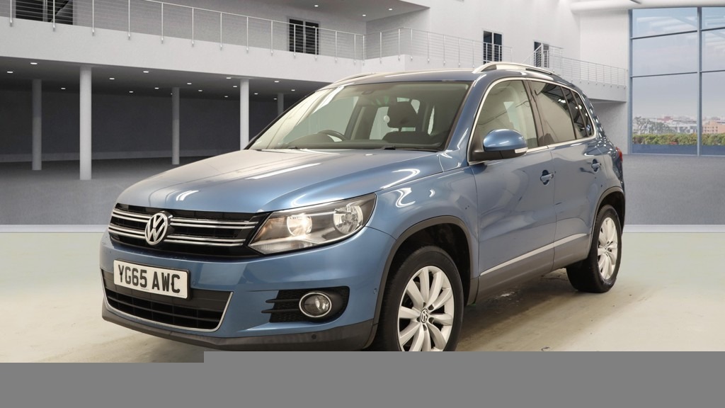 Volkswagen Tiguan 2.0 Tdi Bmt Match 4Motion 150 Dsg Ulez Na YG65AWC Blue #4