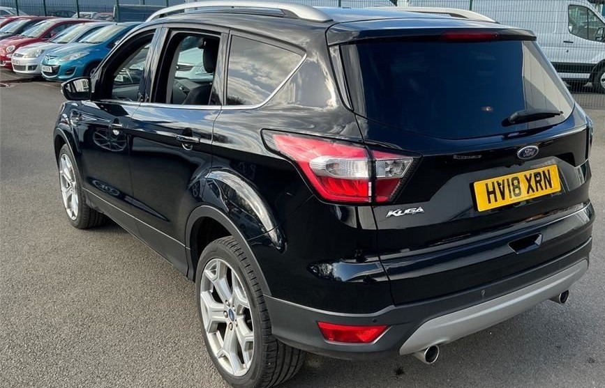Ford Kuga 2.0 Tdci Titanium X Panroof Leather Ap HV18XRN Black #2