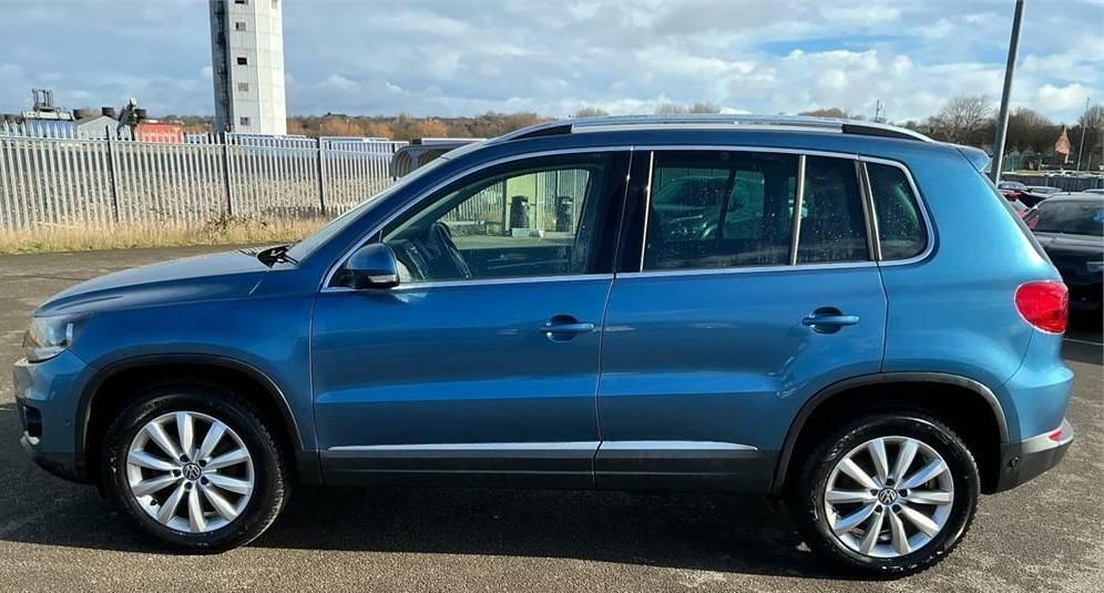 Volkswagen Tiguan 2.0 Tdi Bmt Match 150 4Motion Sat Nav 10 Ser ET15UYV Blue #6