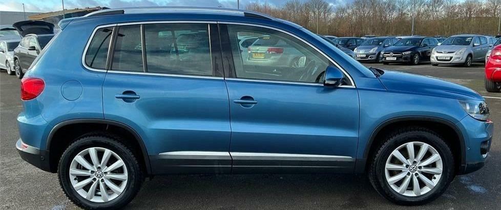 Volkswagen Tiguan 2.0 Tdi Bmt Match 150 4Motion Sat Nav 10 Ser ET15UYV Blue #5