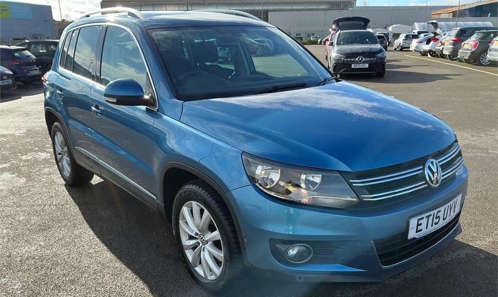 Volkswagen Tiguan 2.0 Tdi Bmt Match 150 4Motion Sat Nav 10 Ser Blue