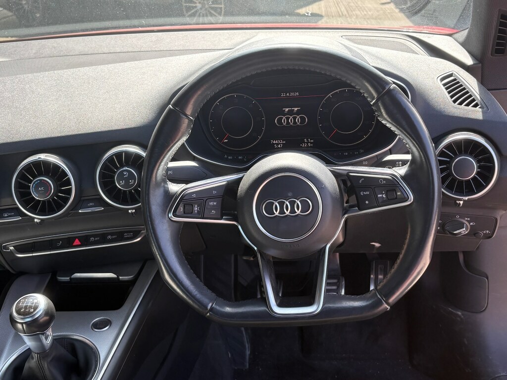 Audi TT 2.0 Tdi Ultra Sport 35 Tax Ulez Dab B BF65JCY Red #3