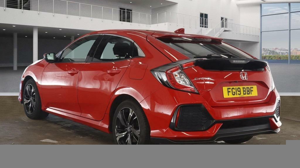 Honda Civic 1.0 Vtec Turbo 126 Sr Nav Camera Ulez FG19BBF Red #2
