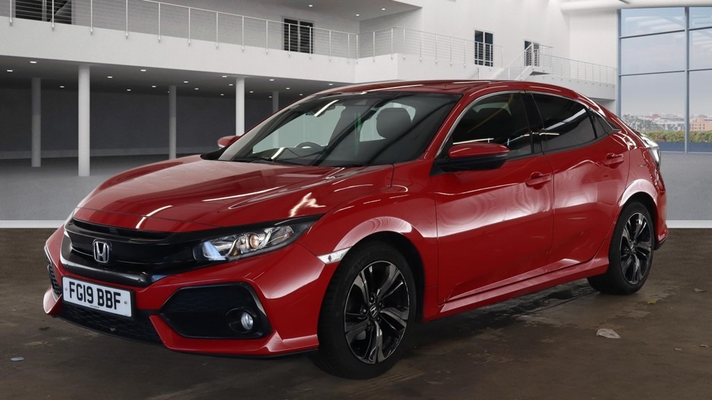 Honda Civic 1.0 Vtec Turbo 126 Sr Nav Camera Ulez FG19BBF Red #4