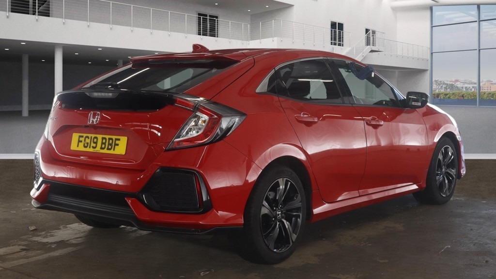 Honda Civic 1.0 Vtec Turbo 126 Sr Nav Camera Ulez FG19BBF Red #5
