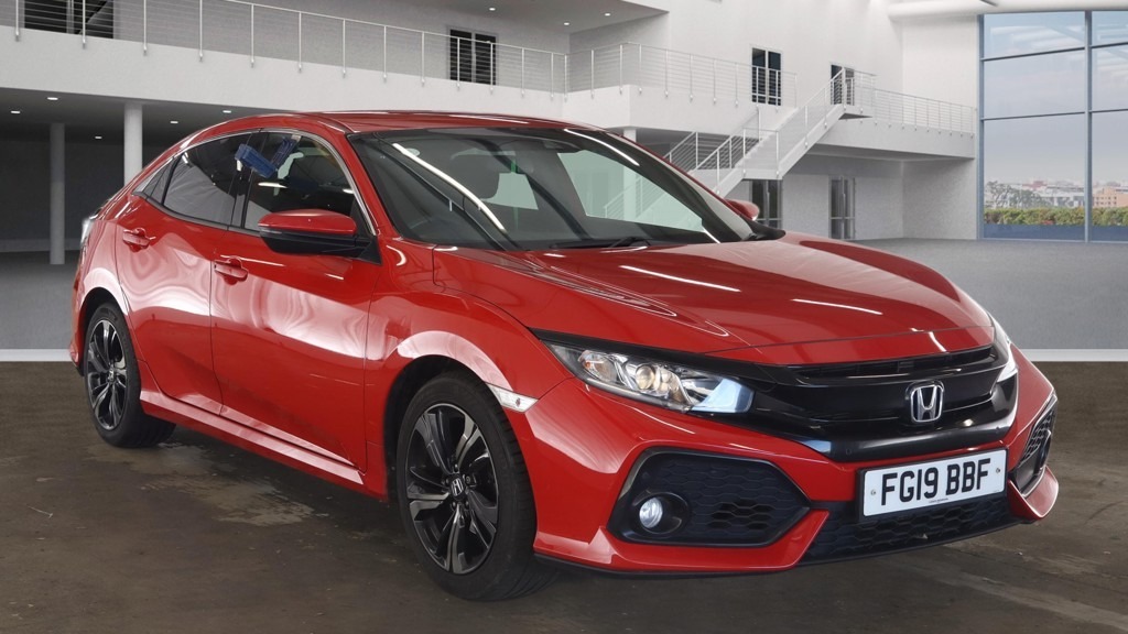 Honda Civic 1.0 Vtec Turbo 126 Sr Nav Camera Ulez Red