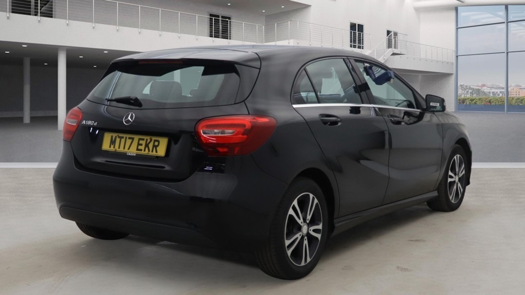 Mercedes-Benz A Class A180d Se Nav Leather Bluetooth U MT17EKR Black #6