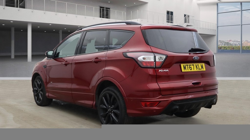 Ford Kuga 2.0 Tdci 180 St-line X 4Wd Panroof Nav MT67KLM Red #2