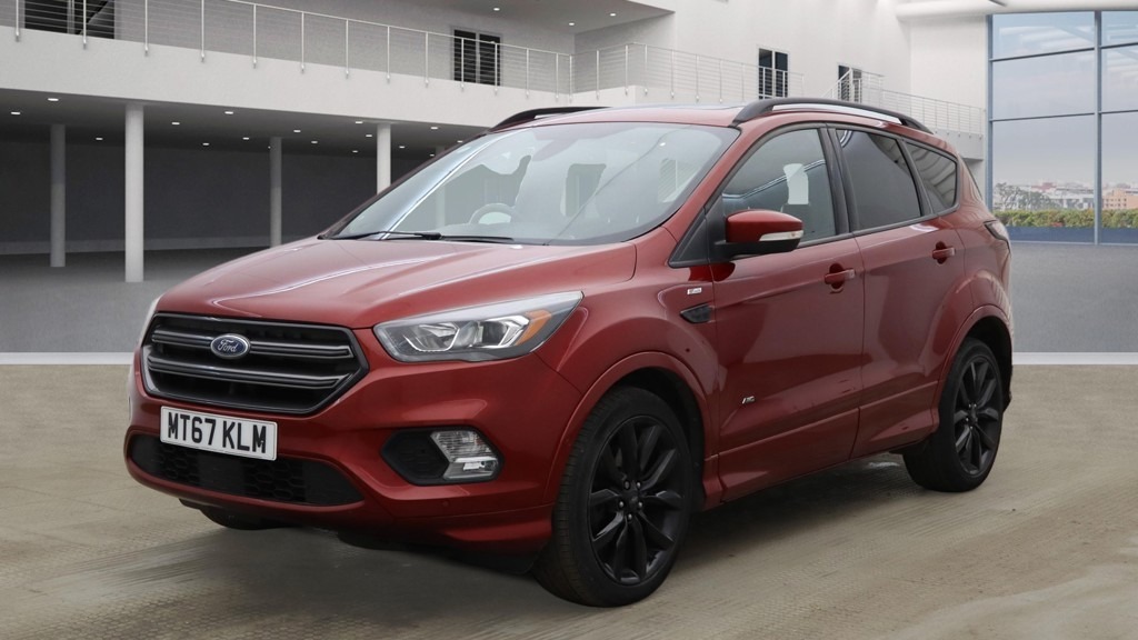 Ford Kuga 2.0 Tdci 180 St-line X 4Wd Panroof Nav MT67KLM Red #4
