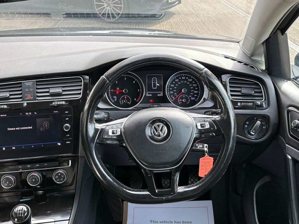 Volkswagen Golf 2.0 Tdi Gt Nav Dab Ulez 67 Mpg 6 Se GL67HEJ Black #3