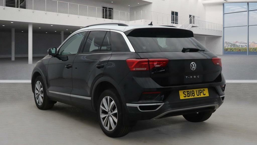 Volkswagen T-Roc 1.5 Tsi Evo Design Ulez Car Net Apps Da SB18UPC Black #2