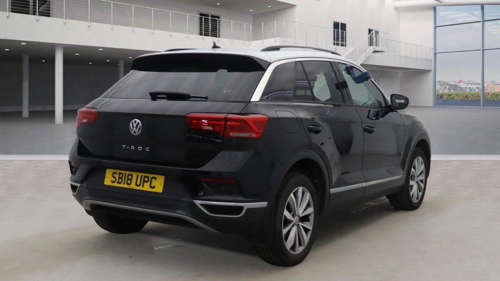 Volkswagen T-Roc 1.5 Tsi Evo Design Ulez Car Net Apps Da SB18UPC Black #4